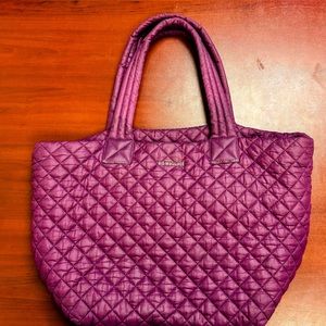 MZ Wallace Medium Metro Tote in plum